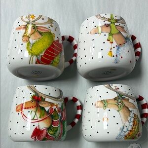 Patience Brewster dash away Festive Reindeer Mug Set
